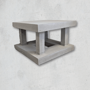Chapeau de cheminée en béton sur mesure